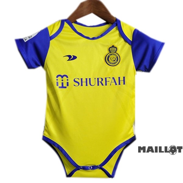 Foot Maillot Pas Cher Domicile Onesies Enfant Al Nassr 2022 2023 Jaune
