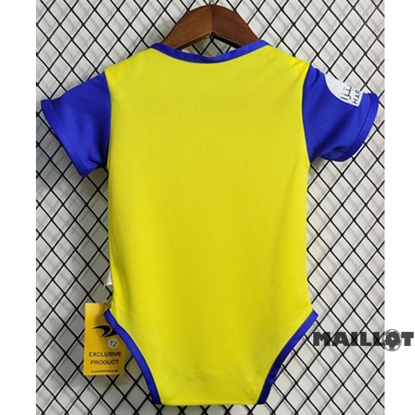 Foot Maillot Pas Cher Domicile Onesies Enfant Al Nassr 2022 2023 Jaune