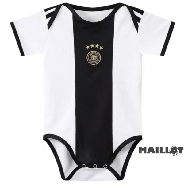 Foot Maillot Pas Cher Domicile Onesies Enfant Allemagne 2022 Blanc