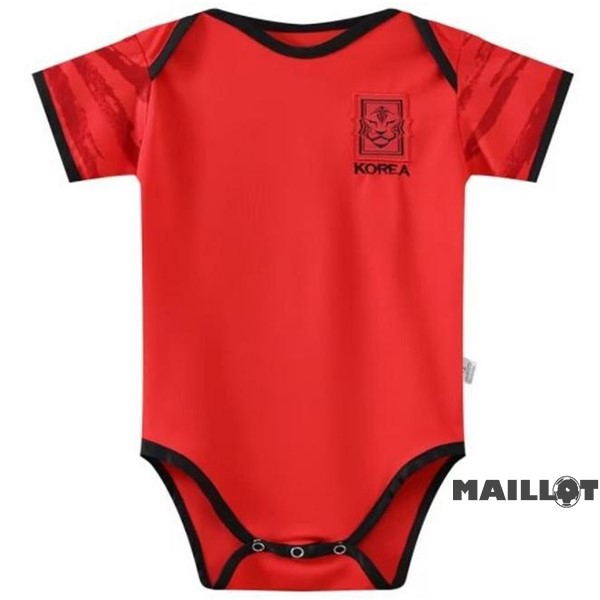 Foot Maillot Pas Cher Domicile Onesies Enfant Corée 2022 Rouge