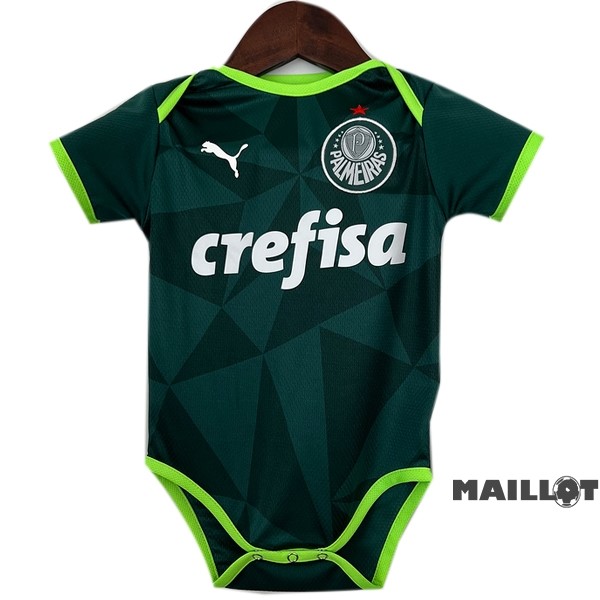 Foot Maillot Pas Cher Domicile Onesies Enfant Palmeiras 2023 2024 Vert