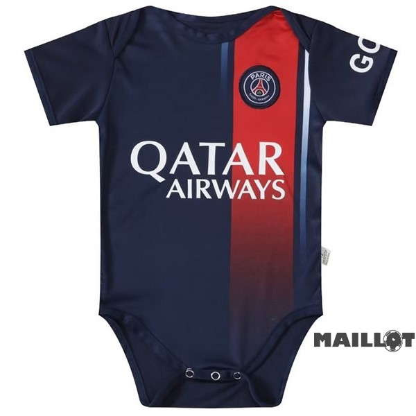 Foot Maillot Pas Cher Domicile Onesies Enfant Paris Saint Germain Enfant 2023 2024 Bleu