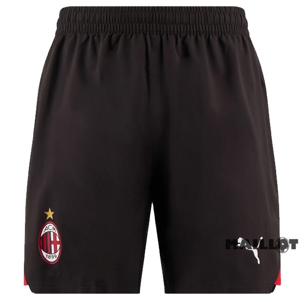 Foot Maillot Pas Cher Domicile Pantalon AC Milan 2023 2024 Noir