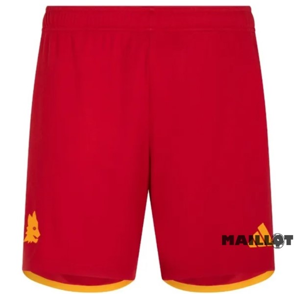 Foot Maillot Pas Cher Domicile Pantalon As Roma 2023 2024 Rouge