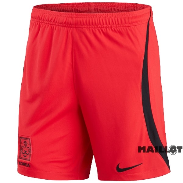 Foot Maillot Pas Cher Domicile Pantalon Corée 2022 Rouge