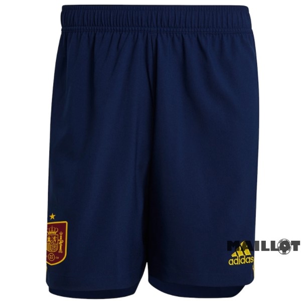 Foot Maillot Pas Cher Domicile Pantalon Espagne 2022 Bleu