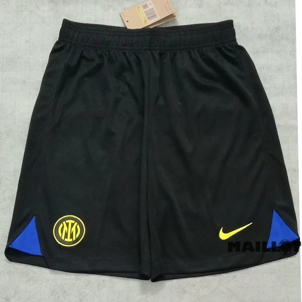 Foot Maillot Pas Cher Domicile Pantalon Inter Milán 2023 2024 Noir