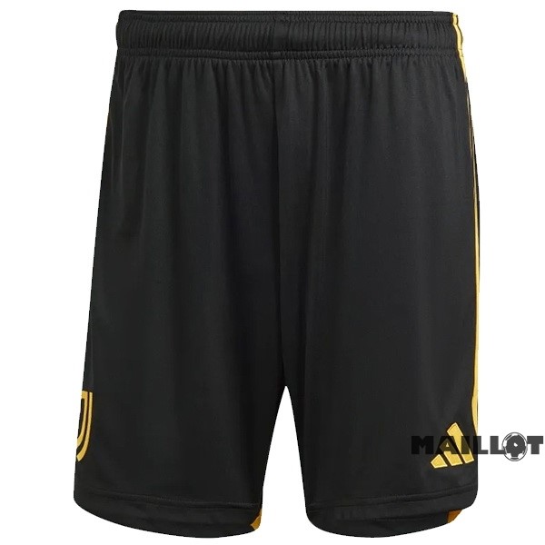 Foot Maillot Pas Cher Domicile Pantalon Juventus 2023 2024 Noir