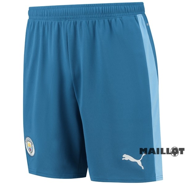 Foot Maillot Pas Cher Domicile Pantalon Manchester City 2023 2024 Bleu