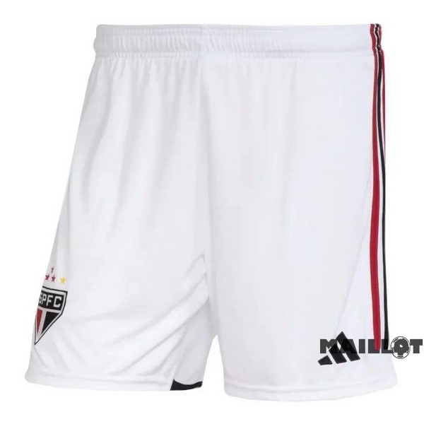 Foot Maillot Pas Cher Domicile Pantalon São Paulo 2023 2024 Blanc