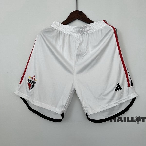 Foot Maillot Pas Cher Domicile Pantalon São Paulo 2023 2024 Blanc