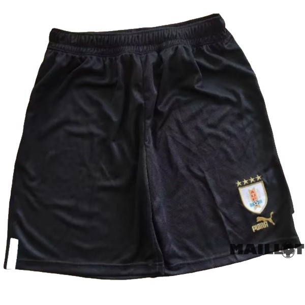 Foot Maillot Pas Cher Domicile Pantalon Uruguay 2022 Noir