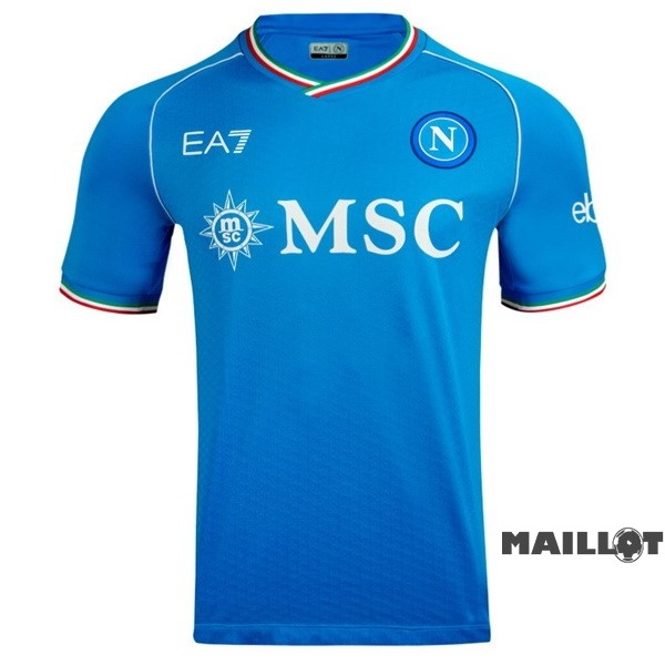 Foot Maillot Pas Cher Domicile Thailande Maillot Napoli 2023 2024 Bleu