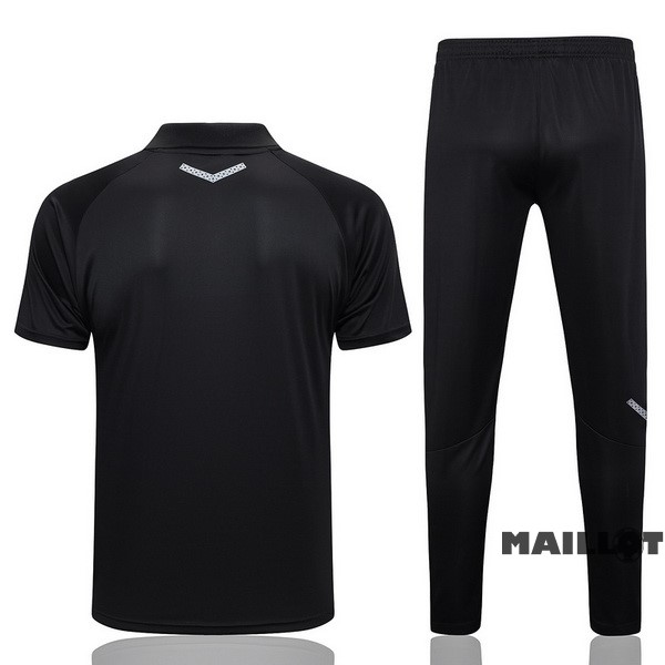 Foot Maillot Pas Cher Ensemble Complet Polo AC Milan 2023 2024 Noir