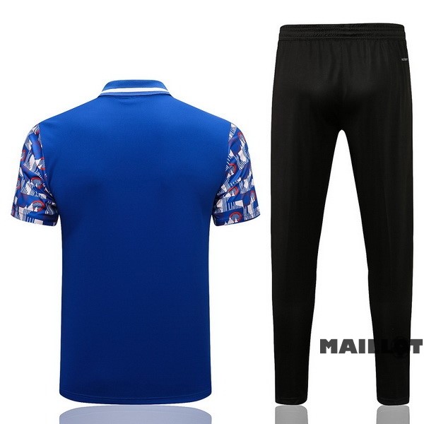 Foot Maillot Pas Cher Ensemble Complet Polo Arsenal 2022 2023 Bleu Noir