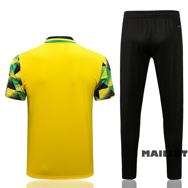 Foot Maillot Pas Cher Ensemble Complet Polo Arsenal 2022 2023 Jaune Noir