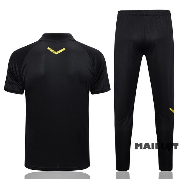 Foot Maillot Pas Cher Ensemble Complet Polo Borussia Dortmund 2023 2024 Noir