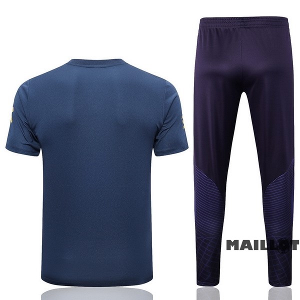 Foot Maillot Pas Cher Ensemble Complet Polo Brésil 2022 Bleu Marine