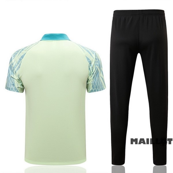Foot Maillot Pas Cher Ensemble Complet Polo Brésil 2022 Vert Noir