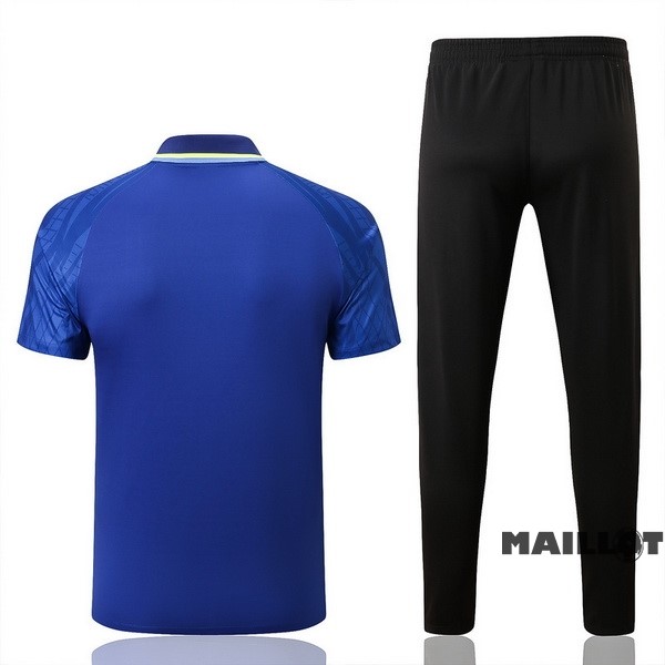 Foot Maillot Pas Cher Ensemble Complet Polo Chelsea 2022 2023 Bleu I Noir