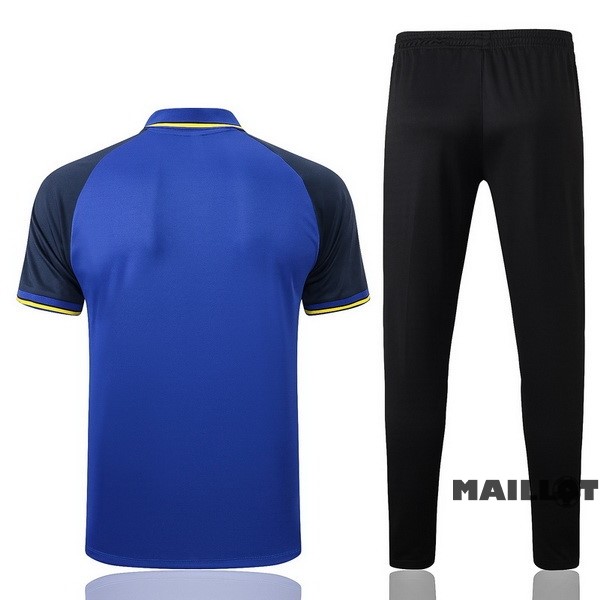 Foot Maillot Pas Cher Ensemble Complet Polo Chelsea 2022 2023 Bleu Noir