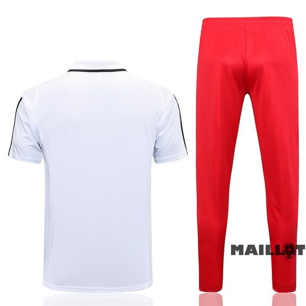 Foot Maillot Pas Cher Ensemble Complet Polo Flamengo 2023 2024 Blanc Rouge