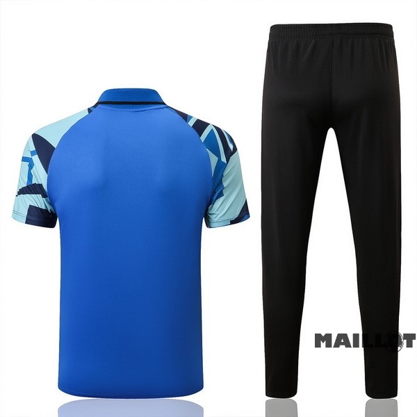 Foot Maillot Pas Cher Ensemble Complet Polo Inter Milán 2022 2023 Bleu Noir
