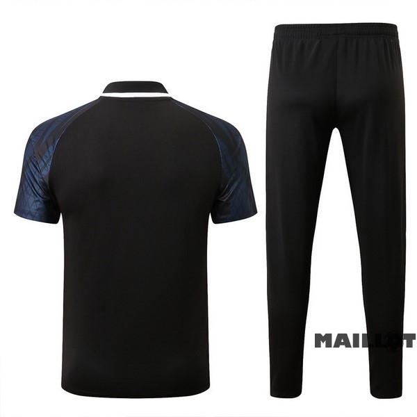 Foot Maillot Pas Cher Ensemble Complet Polo Inter Milán 2022 2023 Noir Gris