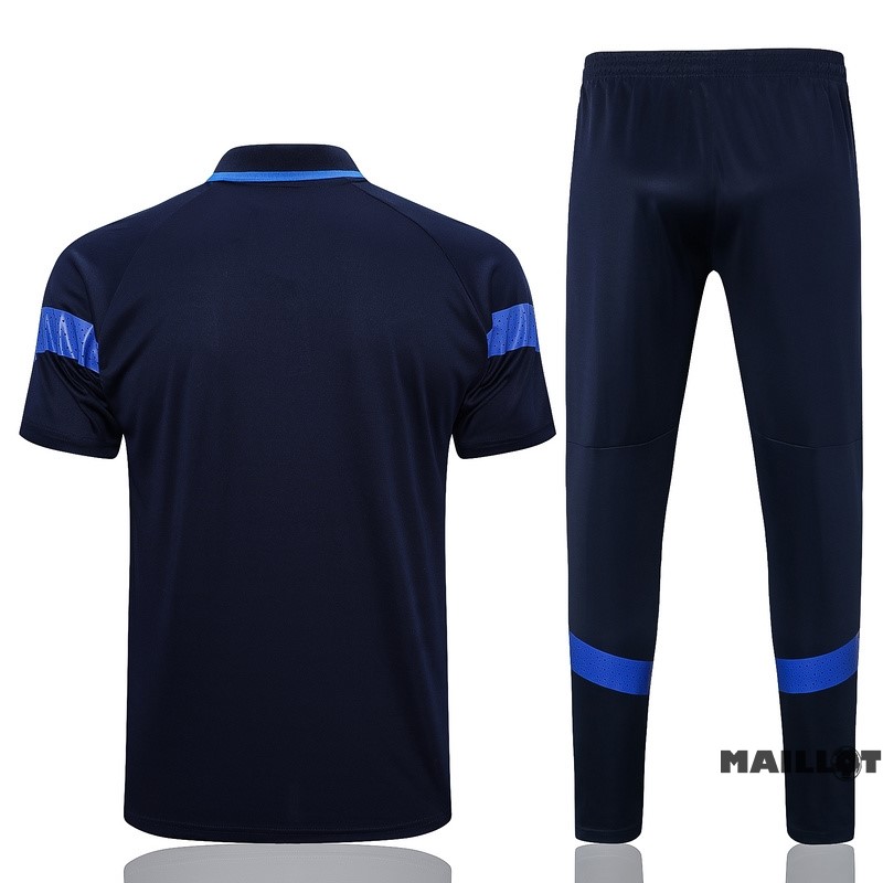 Foot Maillot Pas Cher Ensemble Complet Polo Italie 2022 Bleu I Marine