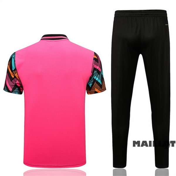 Foot Maillot Pas Cher Ensemble Complet Polo Juventus 2022 2023 Rouge Noir