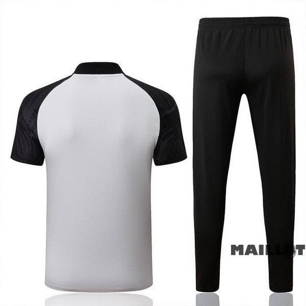 Foot Maillot Pas Cher Ensemble Complet Polo Liverpool 2022 2023 Blanc Noir