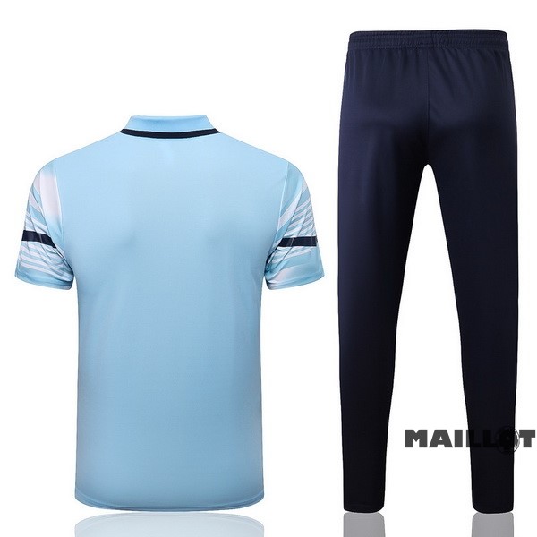 Foot Maillot Pas Cher Ensemble Complet Polo Manchester City 2022 2023 Bleu