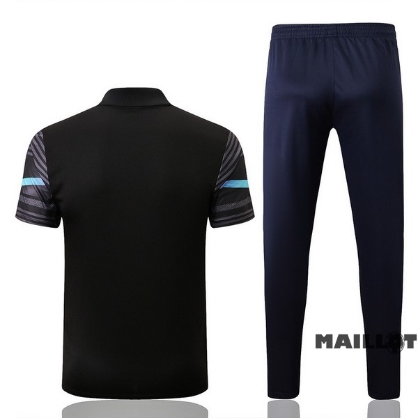 Foot Maillot Pas Cher Ensemble Complet Polo Manchester City 2022 2023 Noir