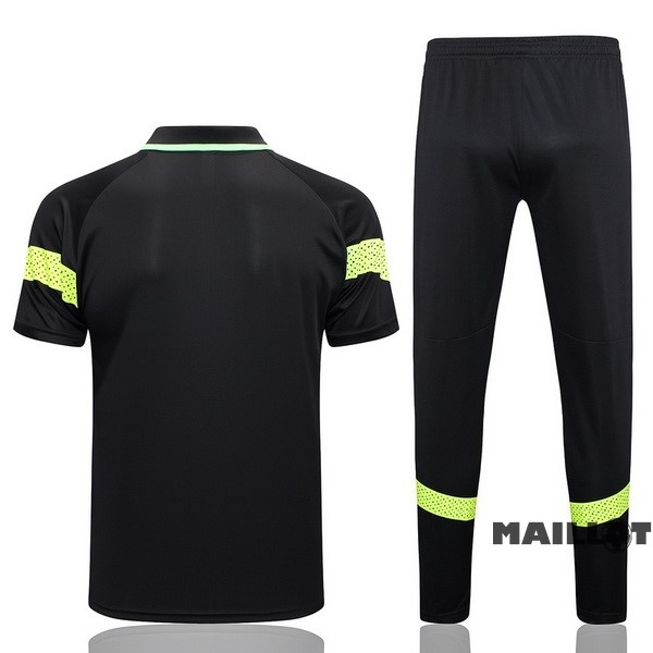 Foot Maillot Pas Cher Ensemble Complet Polo Manchester City 2023 2024 Noir