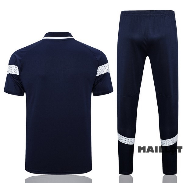 Foot Maillot Pas Cher Ensemble Complet Polo Marsella 2022 2023 Bleu Marine