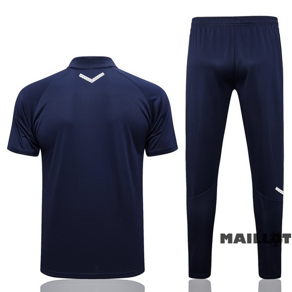 Foot Maillot Pas Cher Ensemble Complet Polo Marsella 2023 2024 Bleu Marine