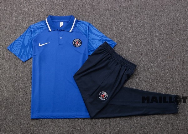 Foot Maillot Pas Cher Ensemble Complet Polo Paris Saint Germain 2022 2023 Bleu