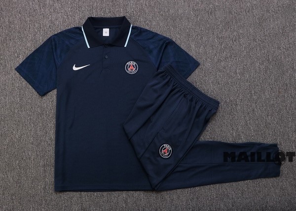 Foot Maillot Pas Cher Ensemble Complet Polo Paris Saint Germain 2022 2023 Bleu