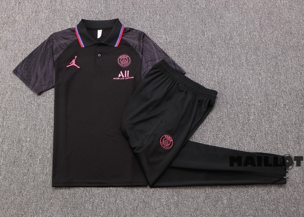 Foot Maillot Pas Cher Ensemble Complet Polo Paris Saint Germain 2022 2023 Noir