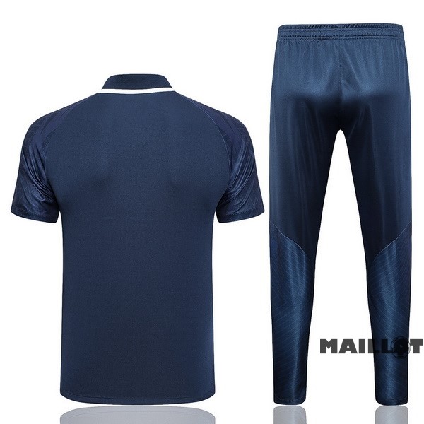 Foot Maillot Pas Cher Ensemble Complet Polo Paris Saint Germain 2023 2024 Bleu Marine