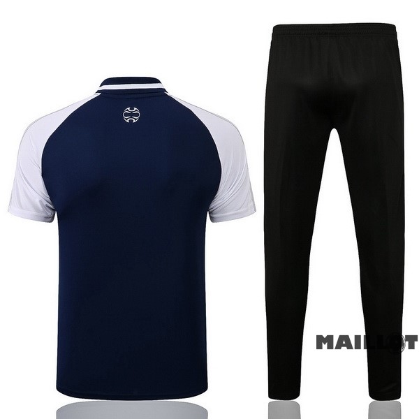 Foot Maillot Pas Cher Ensemble Complet Polo Real Madrid 2022 2023 Noir Blanc