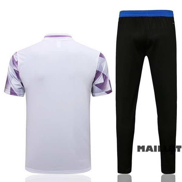 Foot Maillot Pas Cher Ensemble Complet Polo Real Madrid 2022 2023 Purpura Blanc