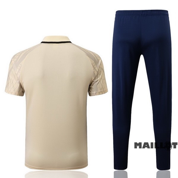 Foot Maillot Pas Cher Ensemble Complet Polo Tottenham Hotspur 2022 2023 Jaune Noir
