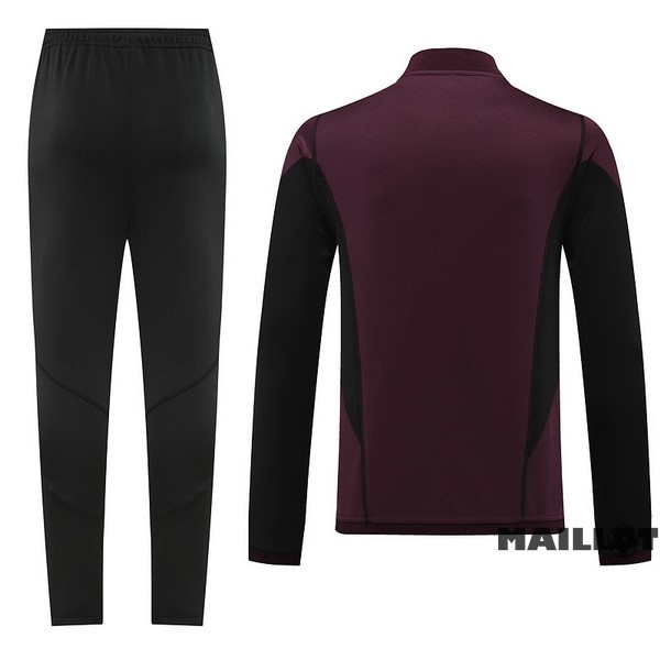 Foot Maillot Pas Cher Ensemble Complet Ropa Deportiva Con Cremallera Larga Allemagne 2022 Bordeaux
