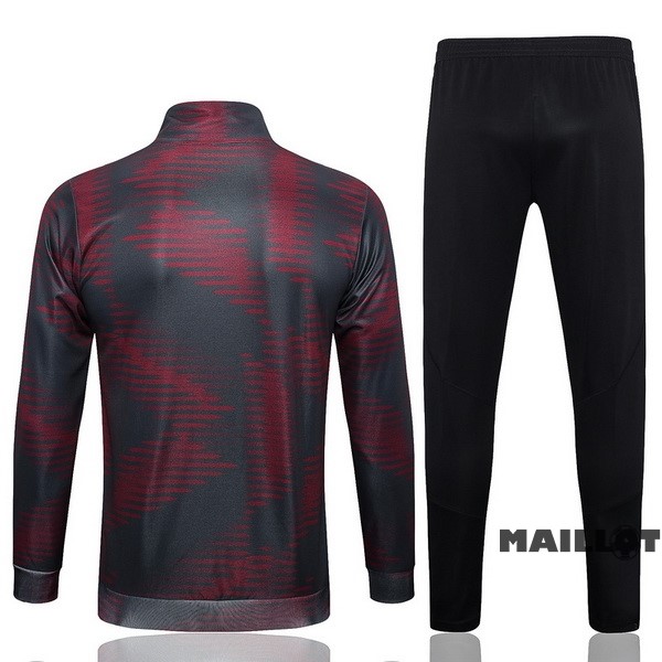Foot Maillot Pas Cher Ensemble Complet Ropa Deportiva Con Cremallera Larga Allemagne 2022 Bordeaux