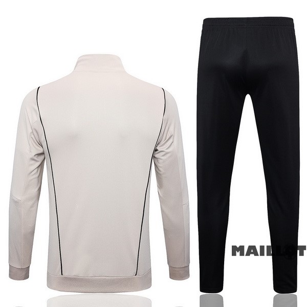 Foot Maillot Pas Cher Ensemble Complet Ropa Deportiva Con Cremallera Larga Allemagne 2022 Jaune Noir
