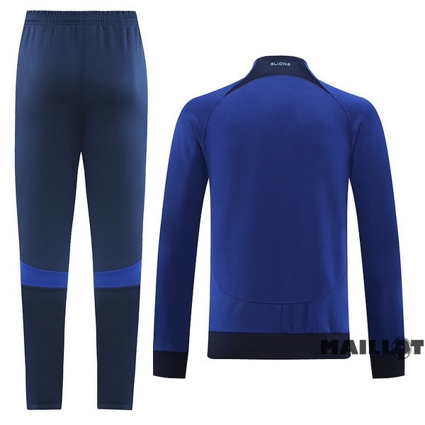 Foot Maillot Pas Cher Ensemble Complet Ropa Deportiva Con Cremallera Larga Angleterre 2022 I Bleu