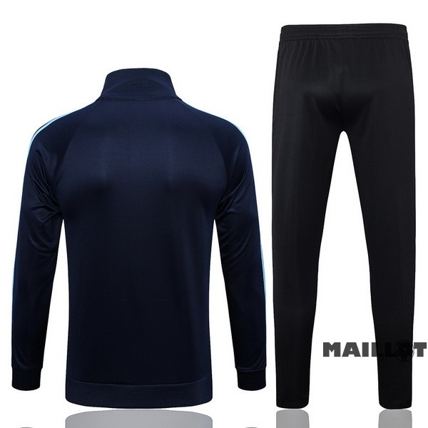 Foot Maillot Pas Cher Ensemble Complet Ropa Deportiva Con Cremallera Larga Argentine 2023 Bleu