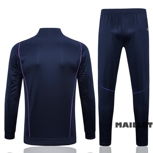 Foot Maillot Pas Cher Ensemble Complet Ropa Deportiva Con Cremallera Larga Argentine 2023 Bleu