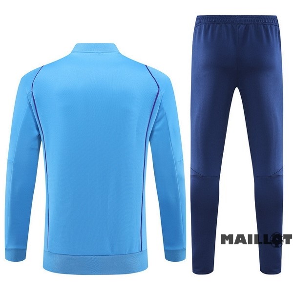 Foot Maillot Pas Cher Ensemble Complet Ropa Deportiva Con Cremallera Larga Argentine 2023 I Bleu